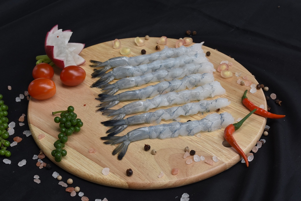 Frozen Nobashi White Leg Shrimp
