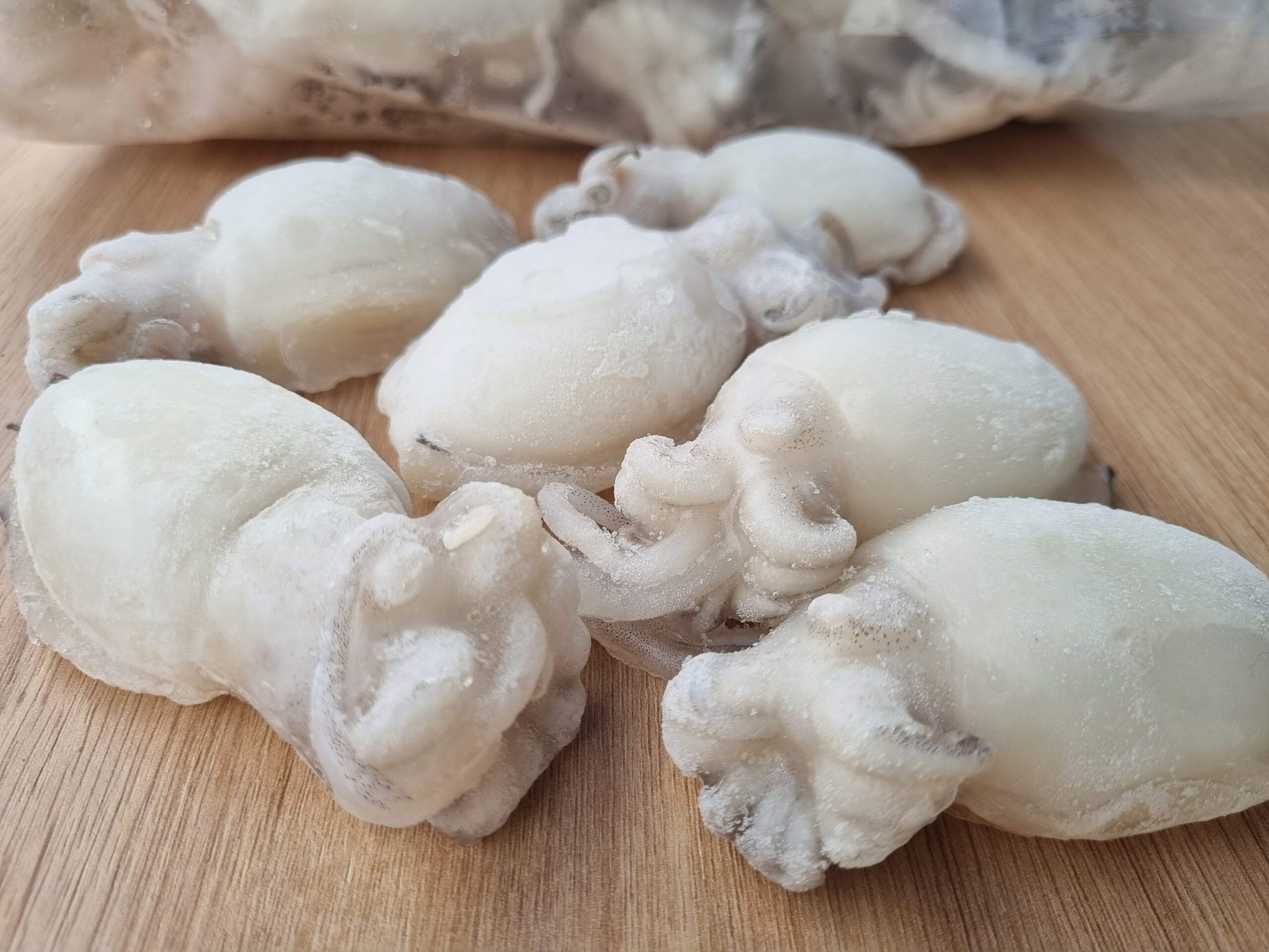 Frozen Cleaned Baby Squid