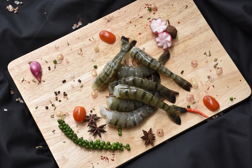 Frozen Headless Tiger Shrimp