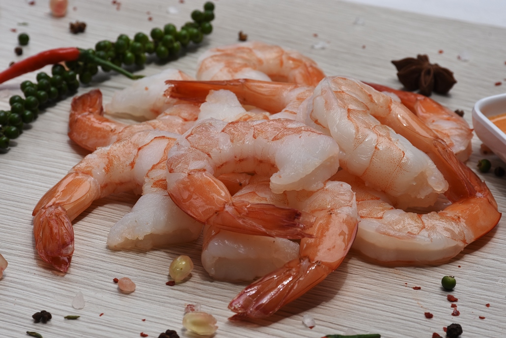Steamed PTO Tiger Shrimp IQF