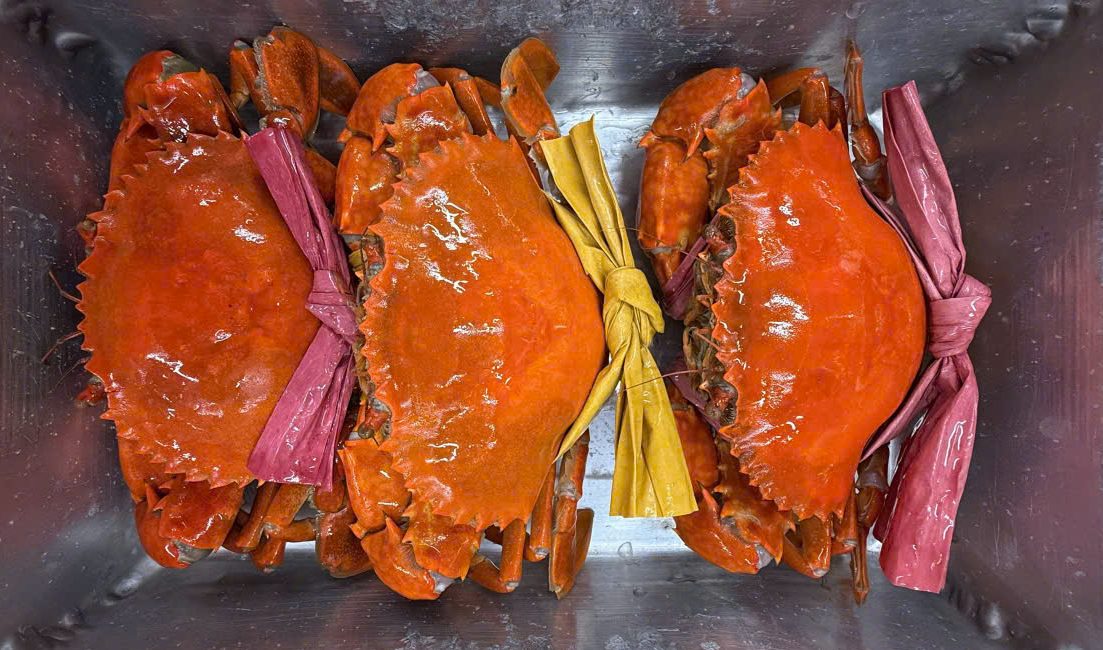 Steamed Ca Mau Crab
