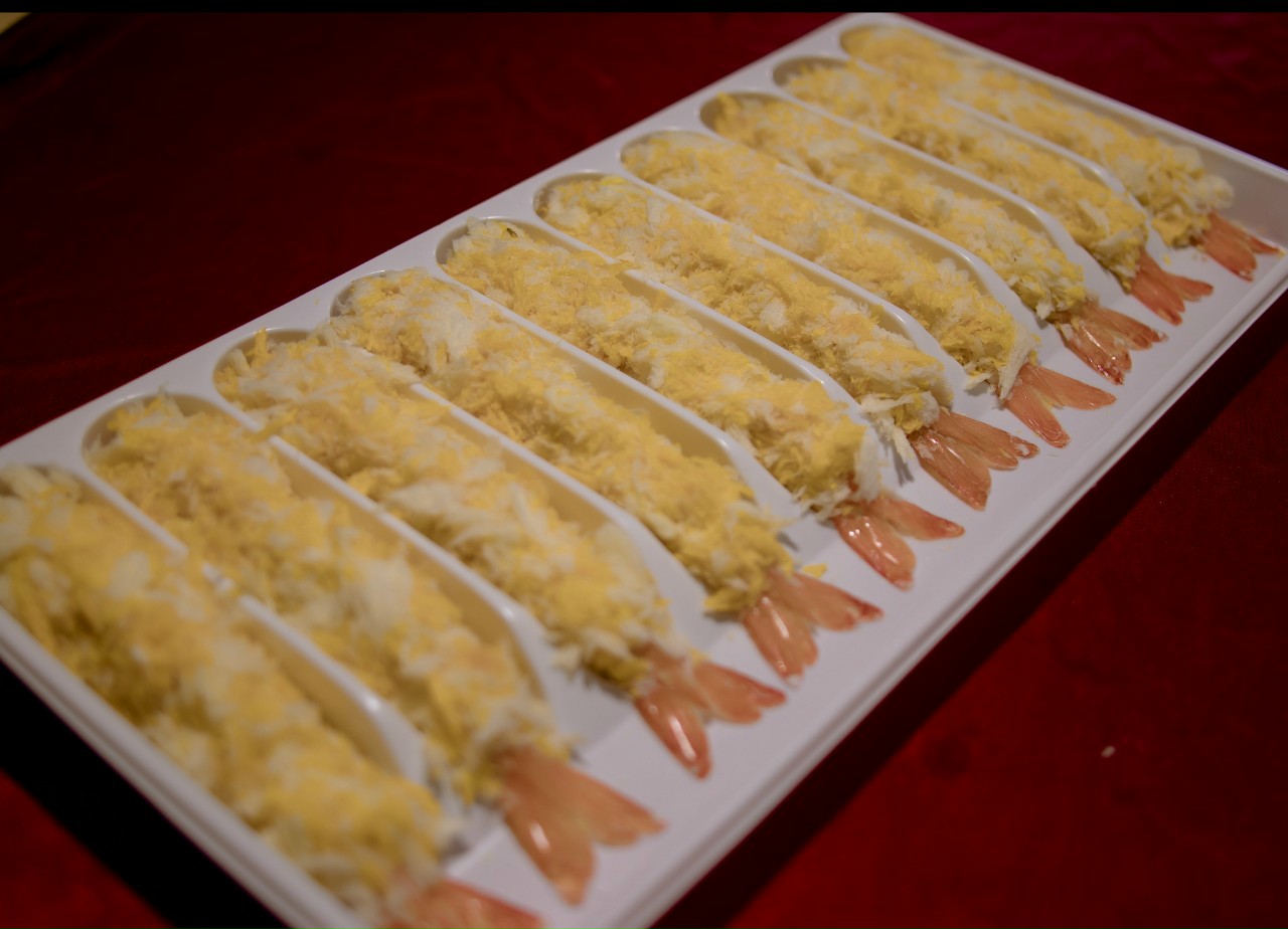 Breaded Steamed Nobashi Shrimp