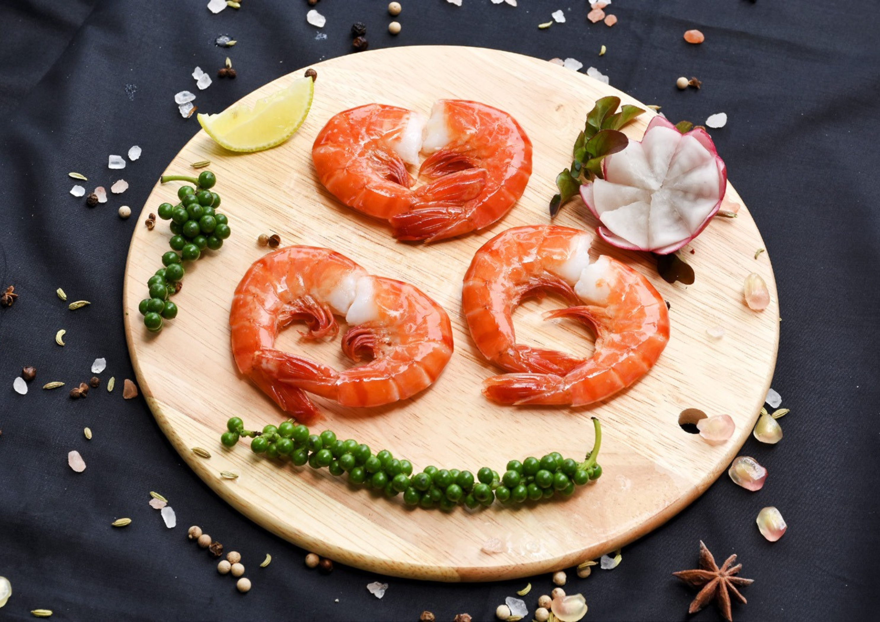 COOKED BLACK TIGER SHRIMP HLSO FROZEN