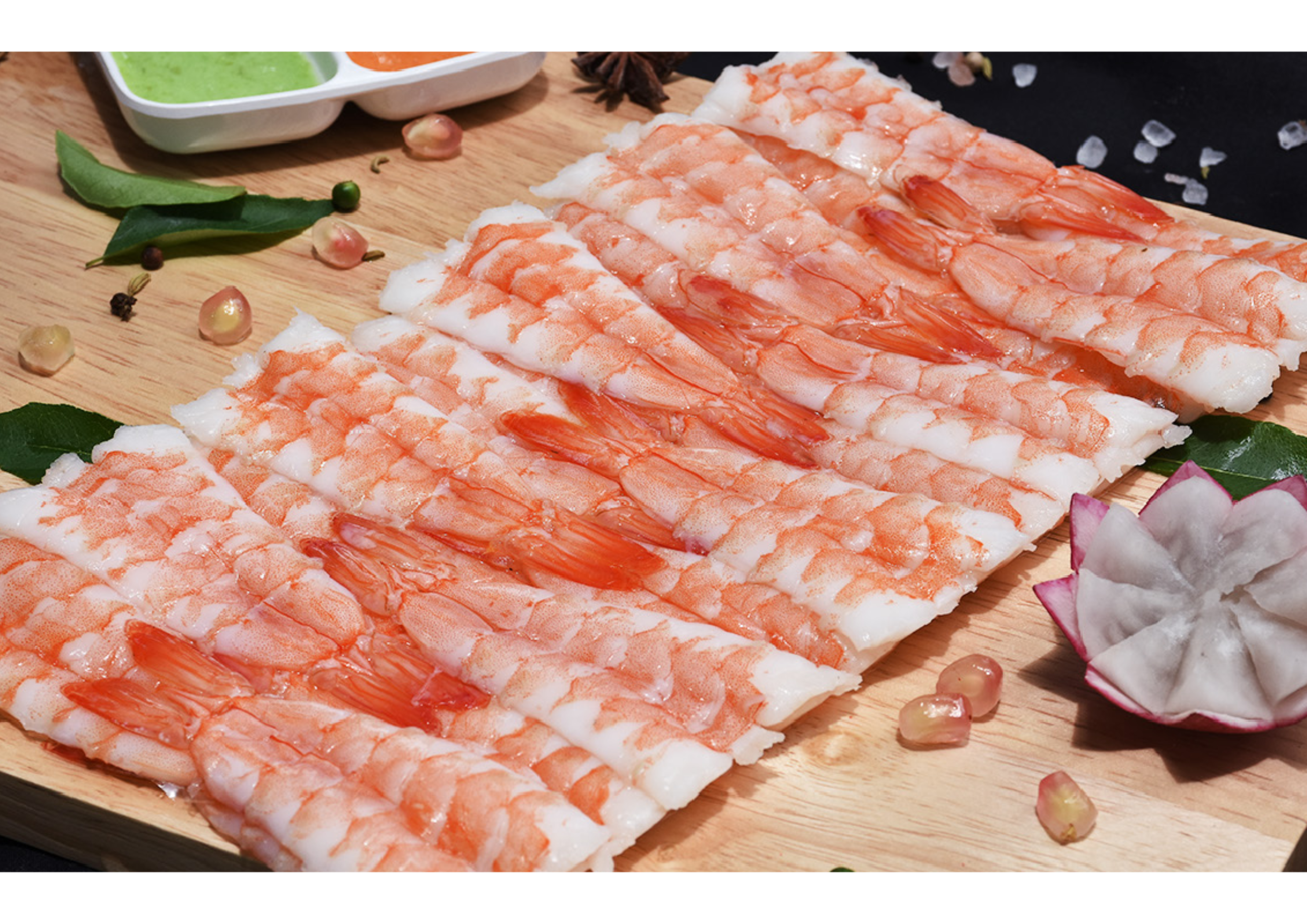 EBI SUSHI - COOKED VANNAMEI SHRIMP BUTTERFLY FROZEN