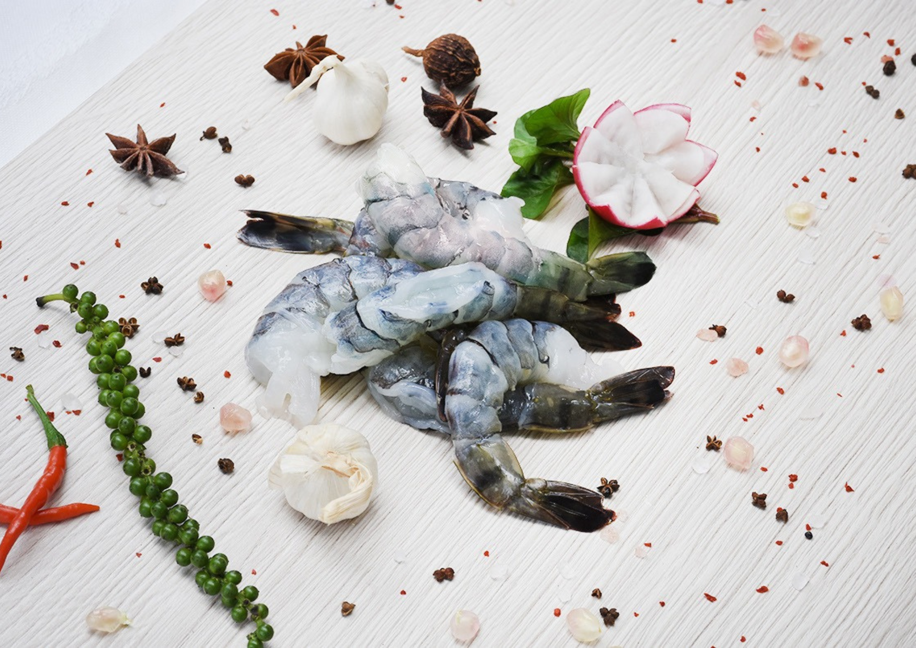 RAW BLACK TIGER SHRIMP PDTO IQF FROZEN