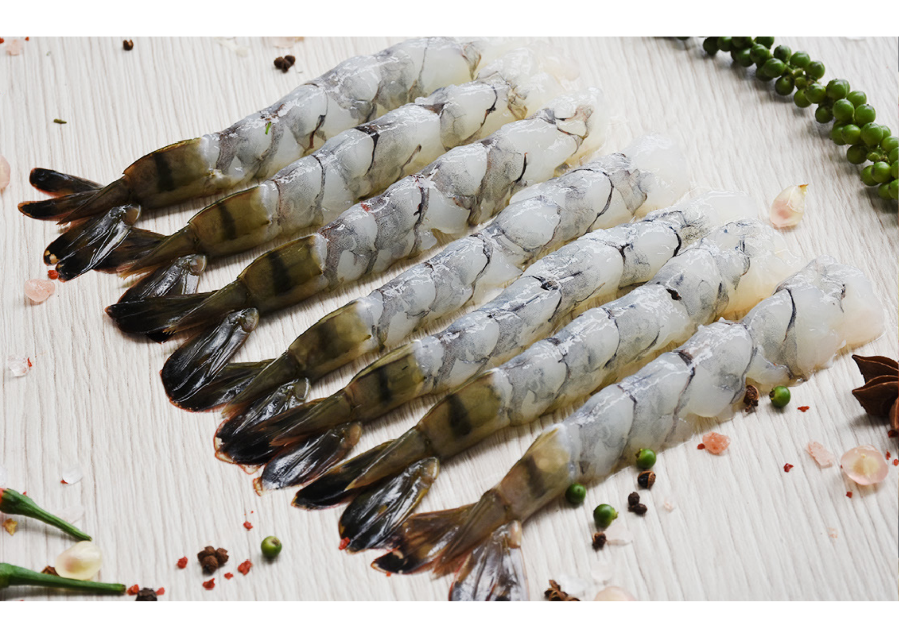 RAW BLACK TIGER SHRIMP STRETCHED PTO NOBASHI FROZEN